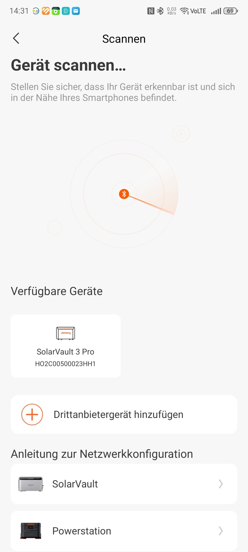 Jackery Solarvault 3 Pro: Die App ist übersichtlich und leicht zu bedienen. Für die Integration in Home Assistant muss man die MQTT-Zugang konfigurieren.