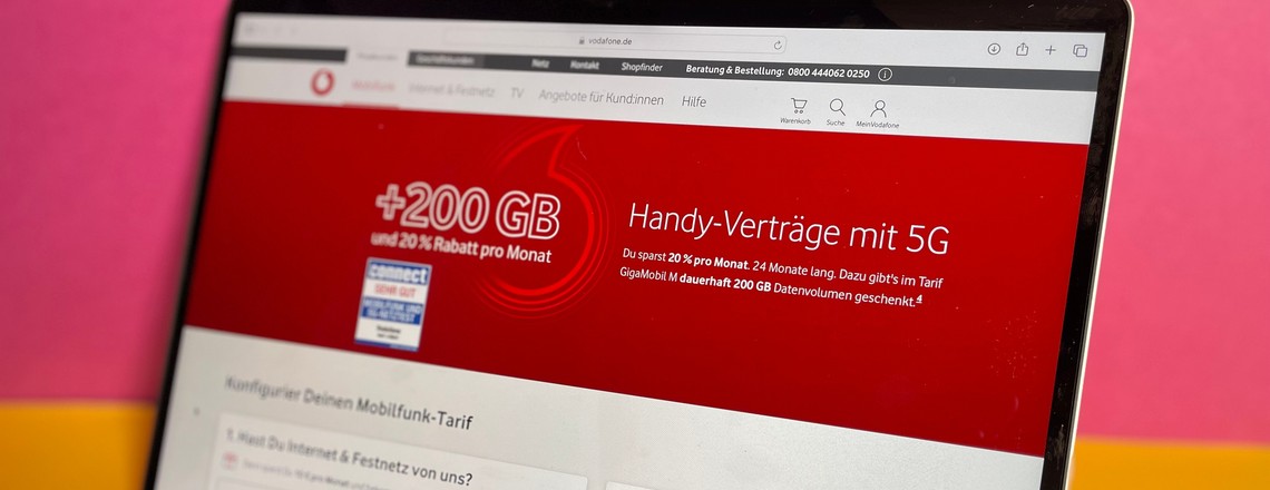 Monatlich 200 GByte geschenkt für Neukunden von Gigamobil M