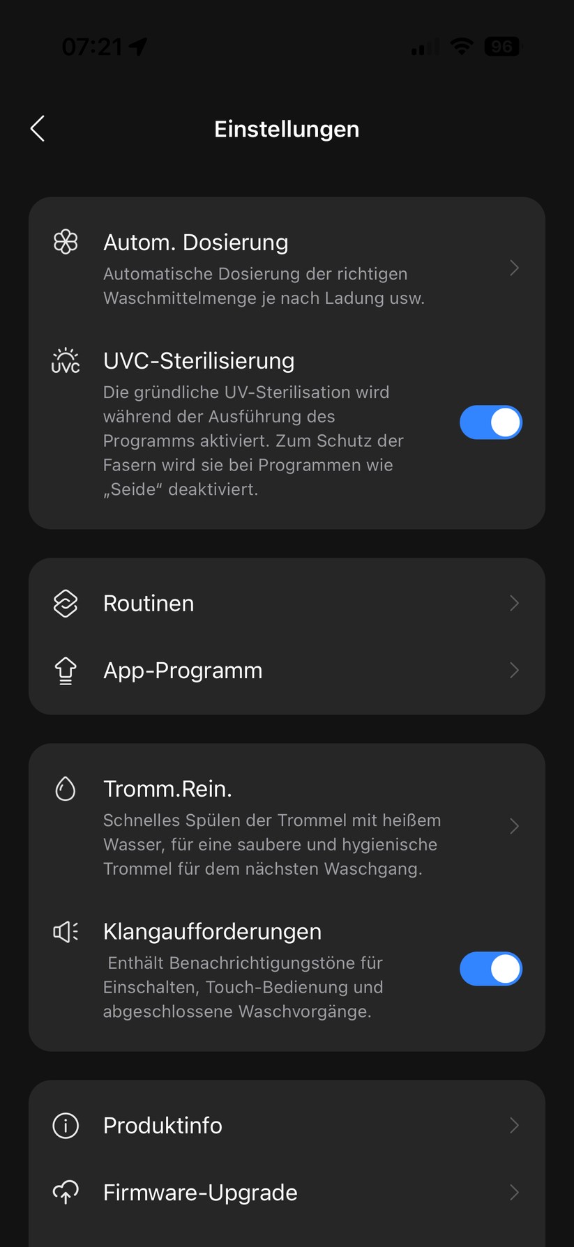 Roborock Zeo Lite - App