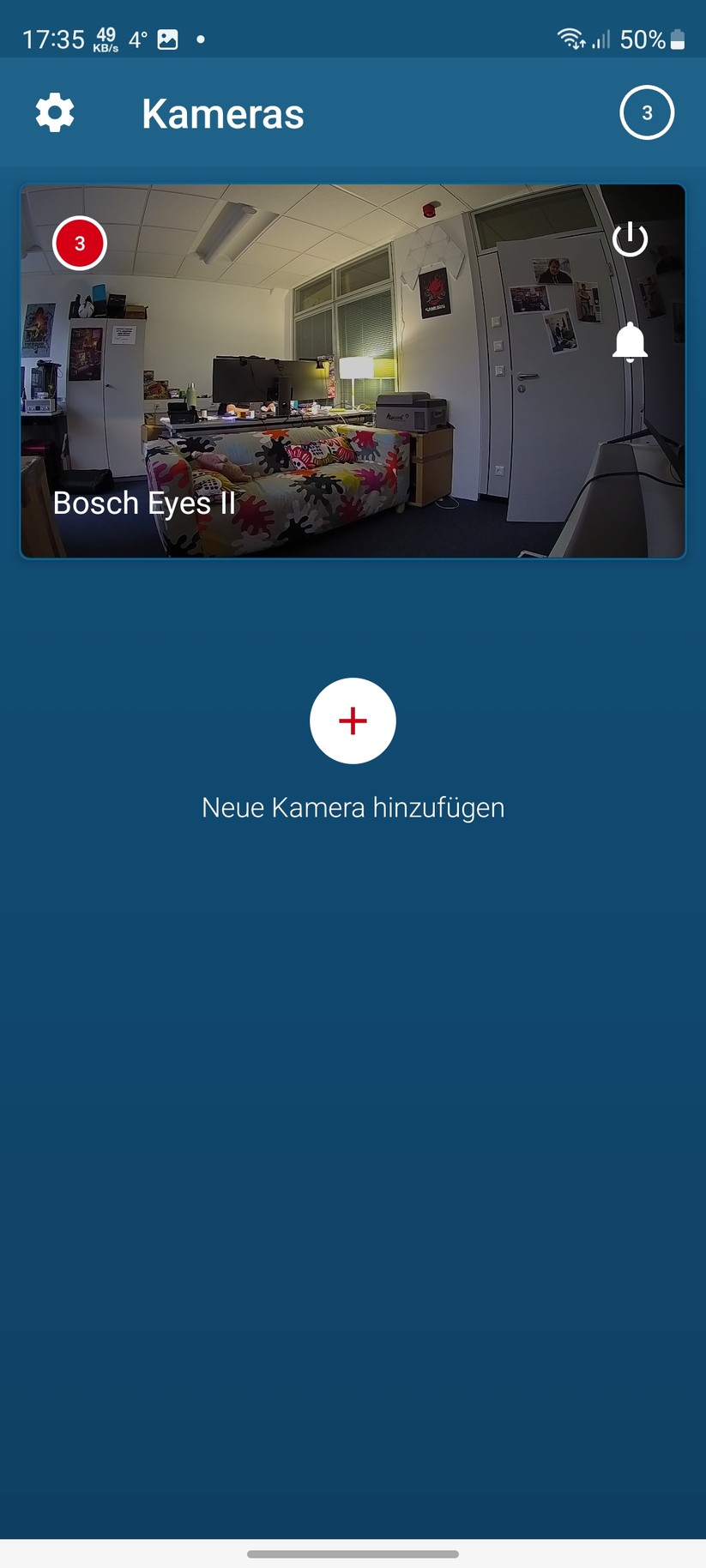 Bosch Eyes Innenkamera II: Einrichtung