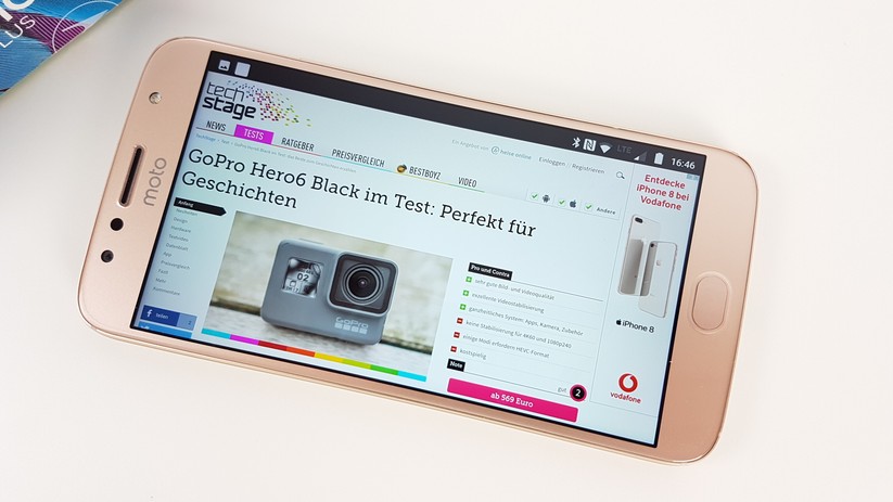 Das 5,5-Zoll-Display hat eine Auflösung von 1920 x 1080 Pixel.