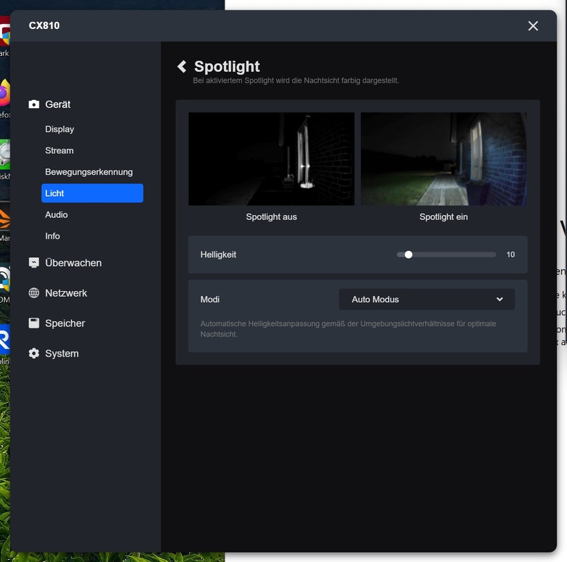 Reolink CX810: Für die Steuerung von Reolink-Überwachungskameras steht auch eine leistungsfähige Desktop-Anwendung für Windows und macOS zur Verfügung.