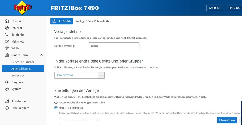  Um alle Funktionen des AVM-Thermostats nutzen zu können, müssen Anwender die Fritzbox-Oberfläche verwenden.