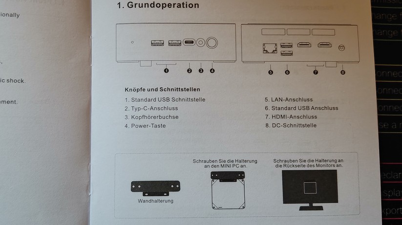 Mini-PC GXMO/Alliwava-H56: Anschlüsse