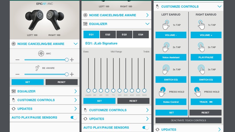 Jlab Epic Air ANC - App