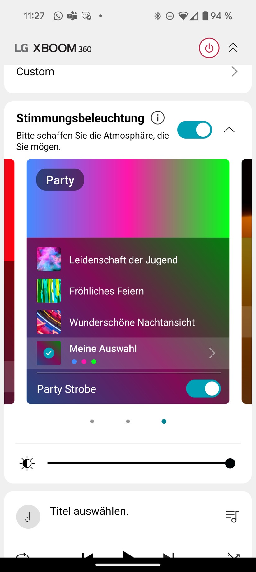 LG Xboom 360 DXO2T Screenshot