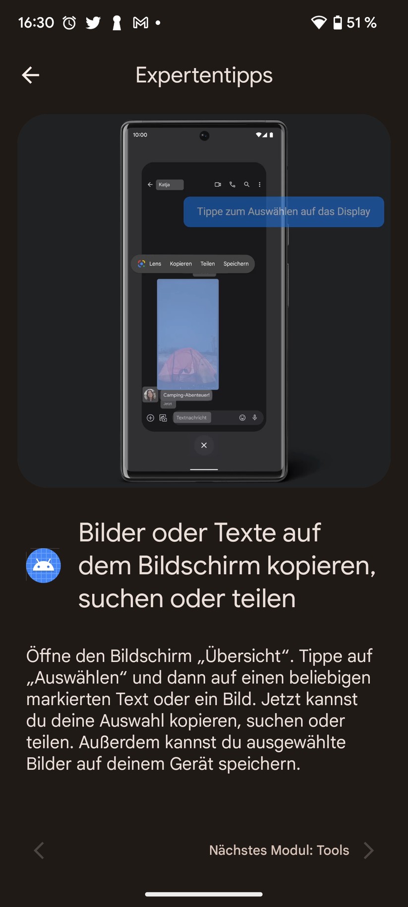 Google Pixel 7 Software-Funktionen
