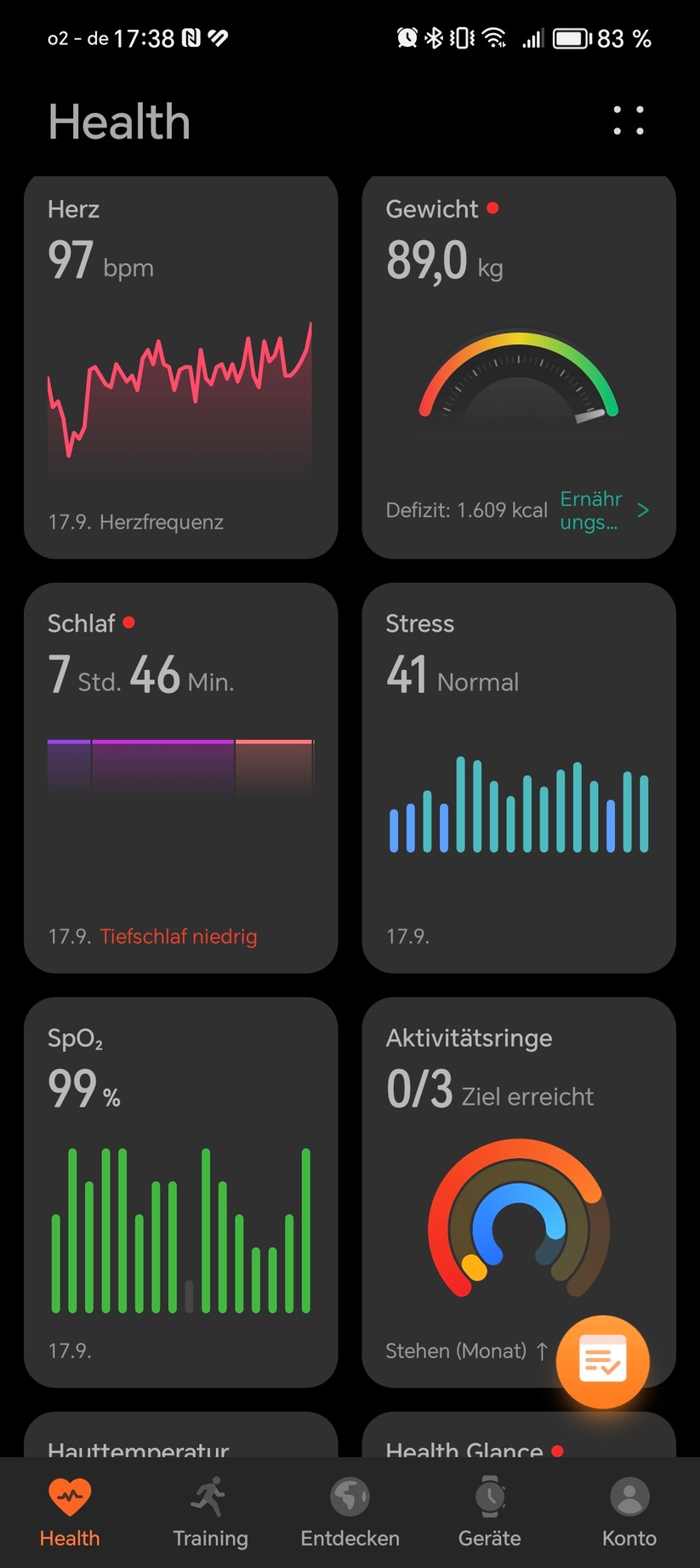 Huawei GT 5 - Health App