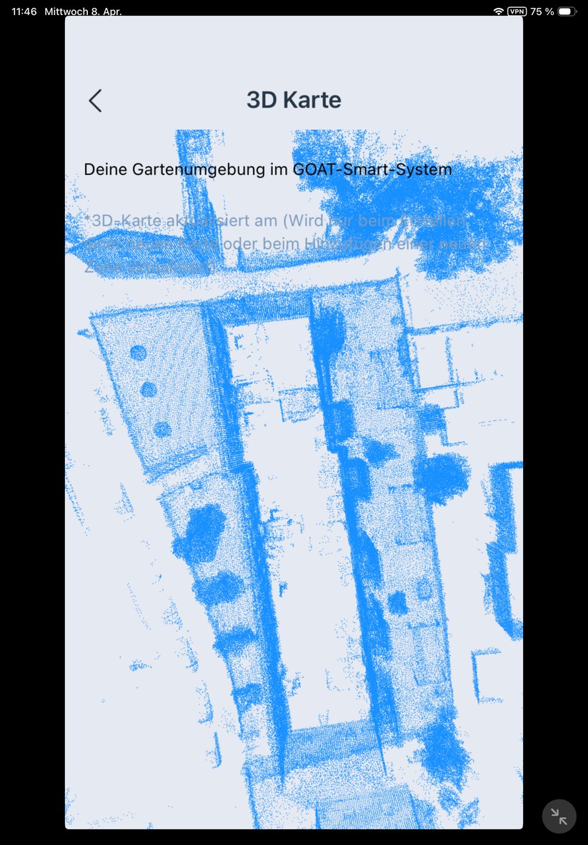 So sieht die LiDAR-Einheit die Umgebung.
