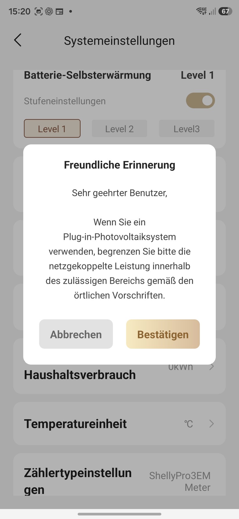 Die App lässt sich einfach bedienen, reagiert zügig auf Nutzereingaben und informiert mit zahlreichen Werten und Statistiken über den aktuellen Betriebszustand.