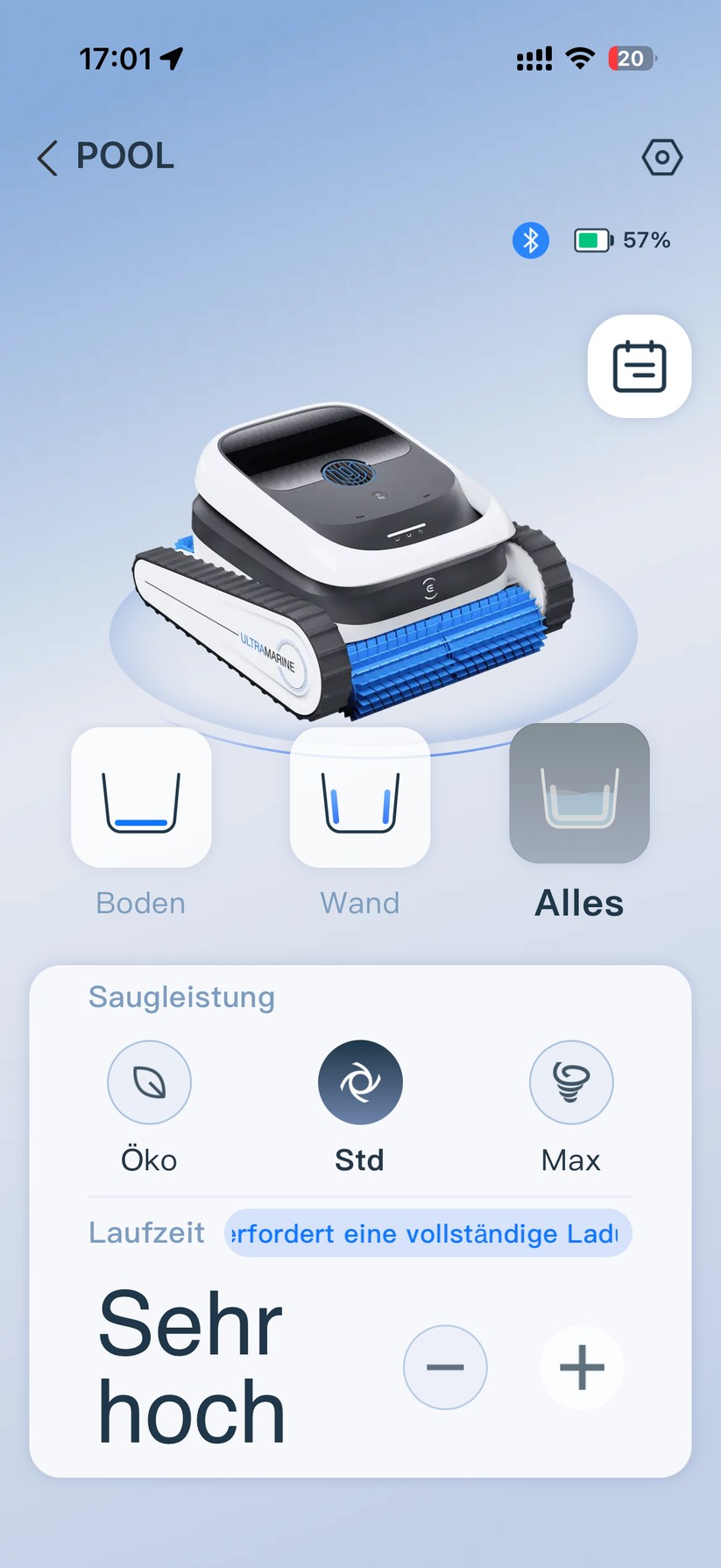 Ecovacs Ultramarine P1 - Bilder App