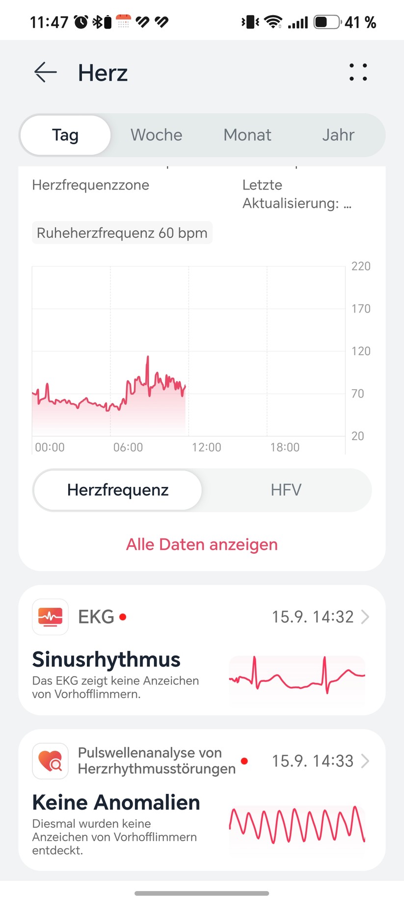 Huawei Watch D3: Health App