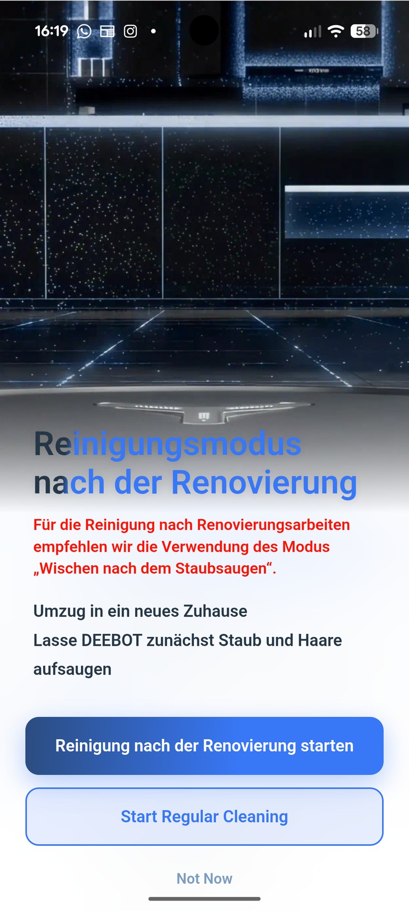 Ecovacs X12S Omnicyclone – App & Einrichtung