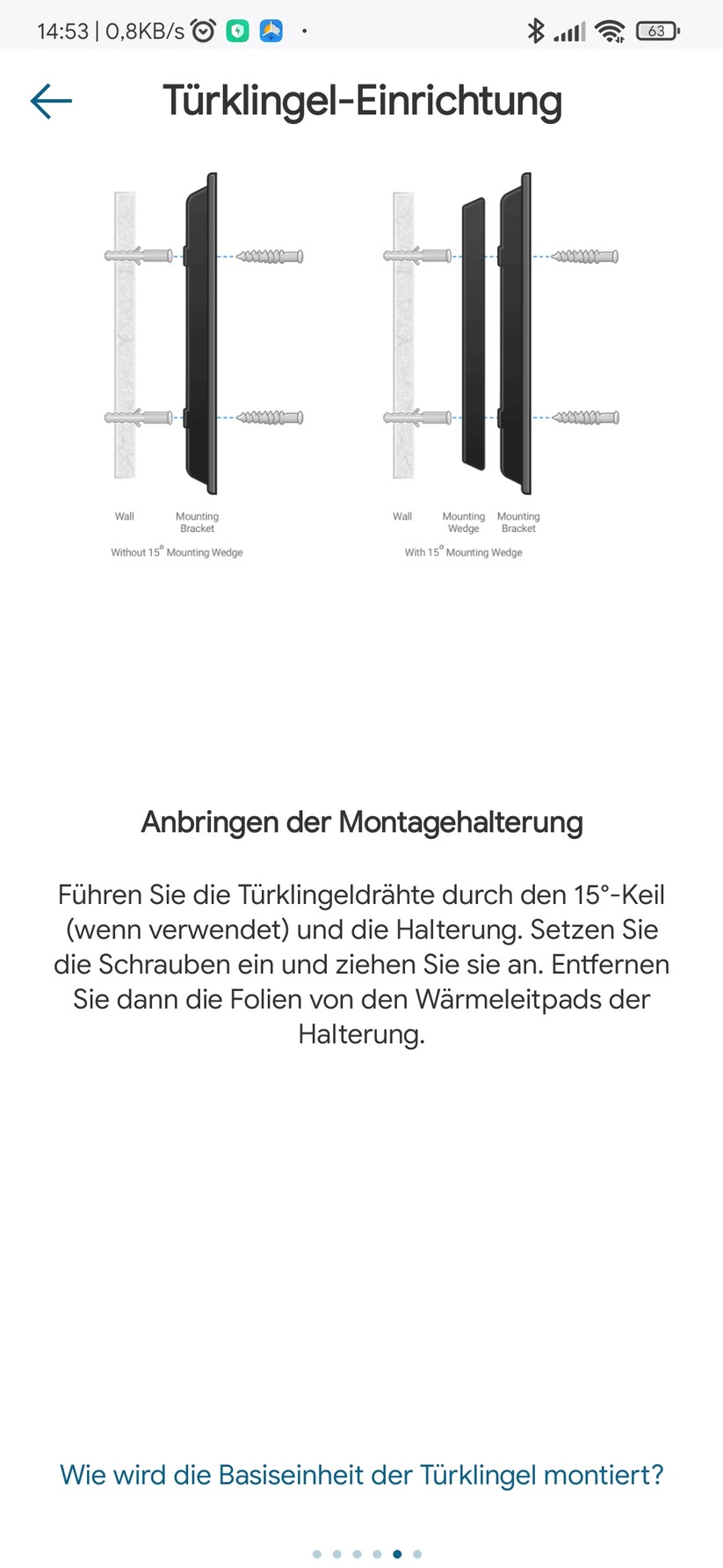 Eufy Video Doorbell Dual - App