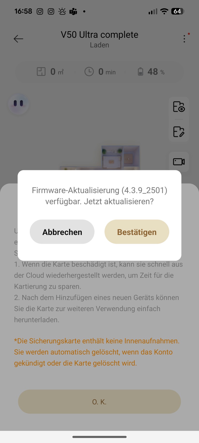 Mova V50 Ultra Complete – App