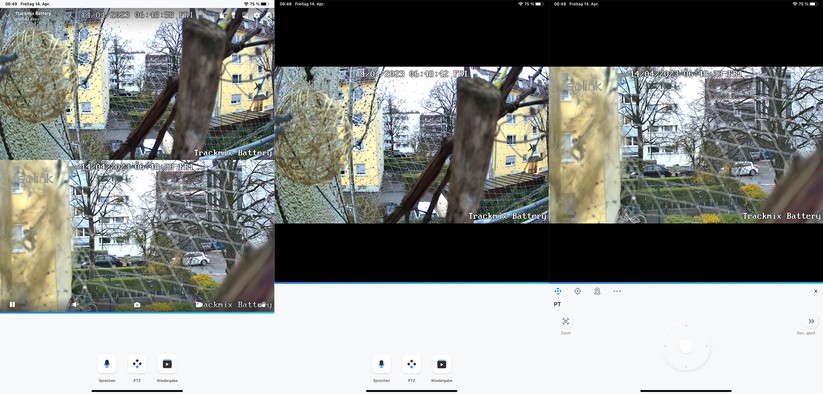 Reolink Trackmix Akku: Das zweite Objektiv bietet einen 6x optischen Zoom.
