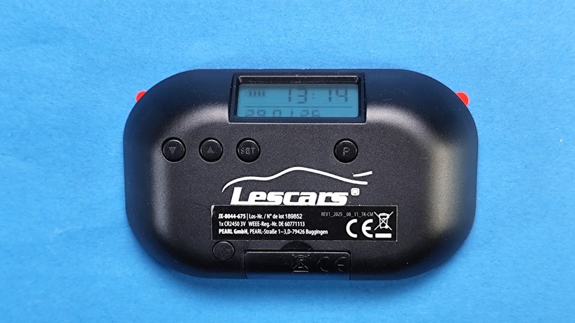 Parkscheibe mit Solar von Lescars