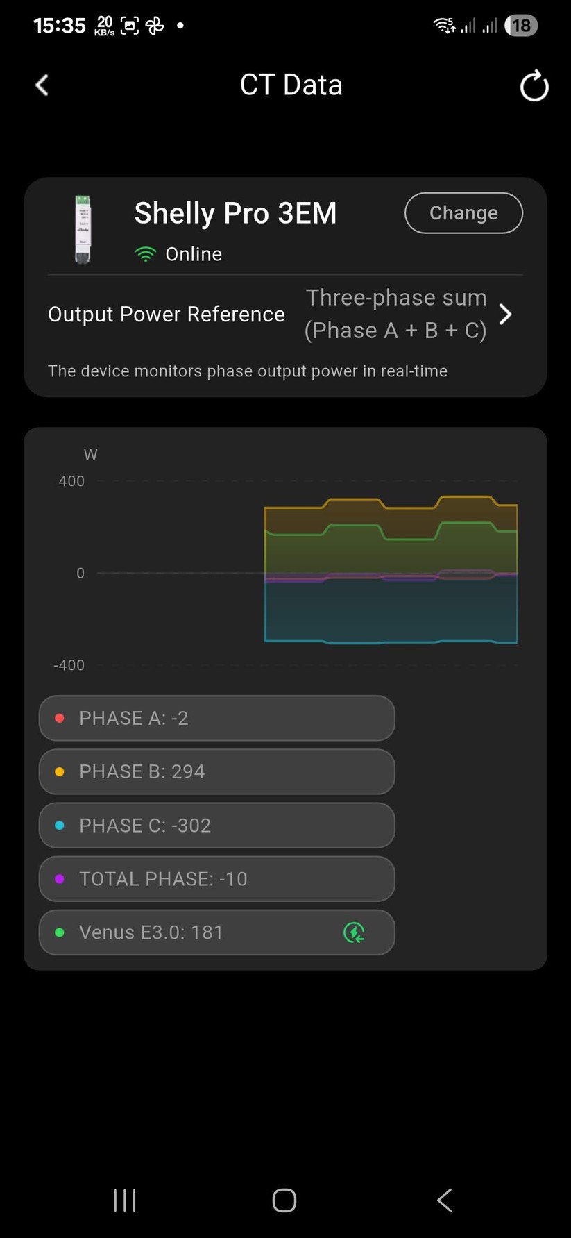 Die Marstek-App bietet Grundfunktionen für den Venus E 3.0. Aber den Einsatz von mehreren Stromspeichern deckt sie derzeit bisher nicht ab.