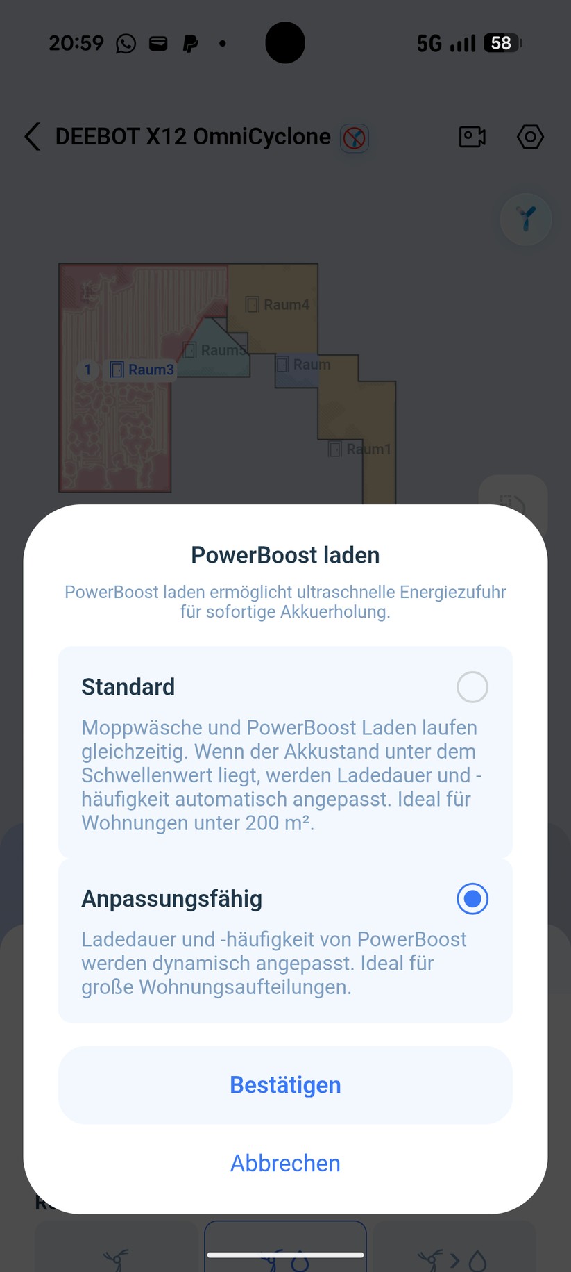 Ecovacs X12 Omni Cyclone – App & Einrichtung