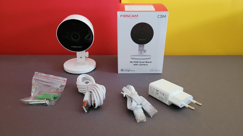 Foscam C5M 3K: Hohe Auflösung, Personen- und Geräuscherkennung, Onvif-Support, Dual-Wi-Fi und Ethernet, lokale Speicherung