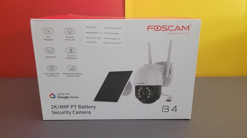 Foscam B4: PTZ-Überwachungskamera mit Akku