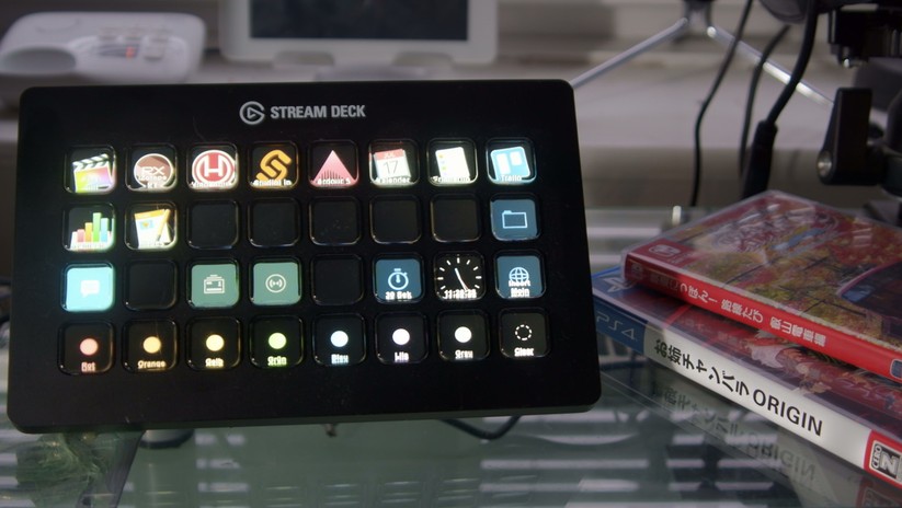 Ein Stream Deck von Elgato in Aktion. 