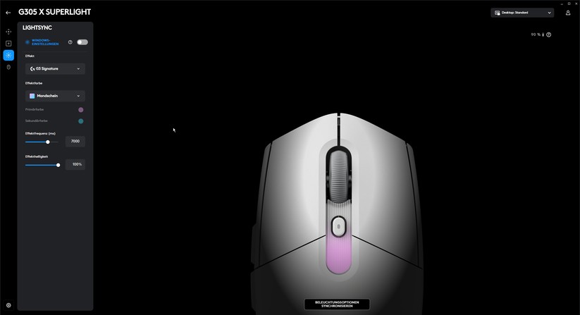 Logitech G305X Lightspeed - Bilder App