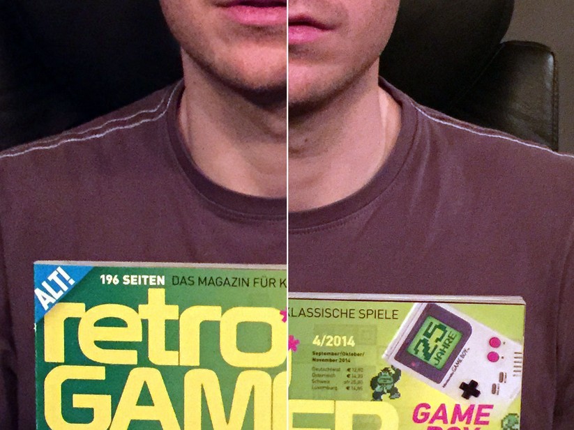 Bildqualität: iPhone 6 (links) gegen iPhone 6 Plus (rechts)