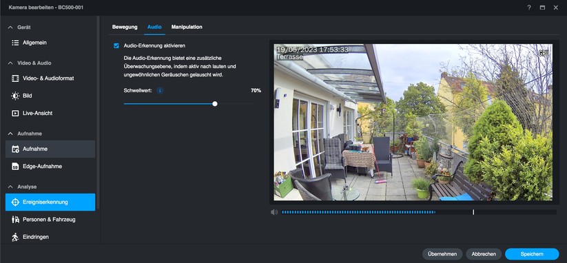Synology BC500: Setup und Einstellungen