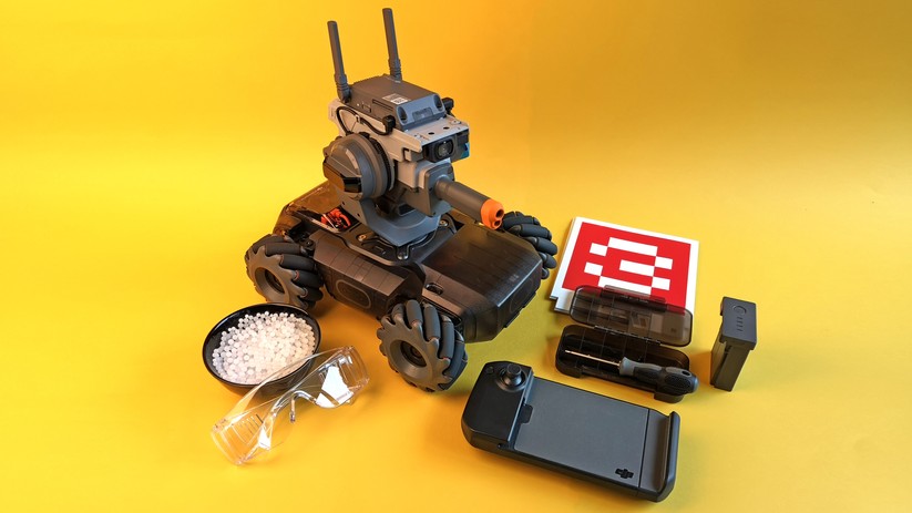 Ein ferngesteuerter Roboter mit Kamera und Bordkanone – da bekommen nicht nur Kinder leuchtende Augen.