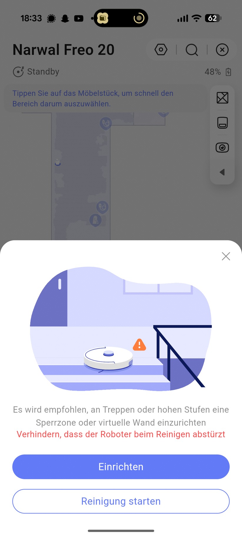 Narwal Freo 20 – App & Einrichtung