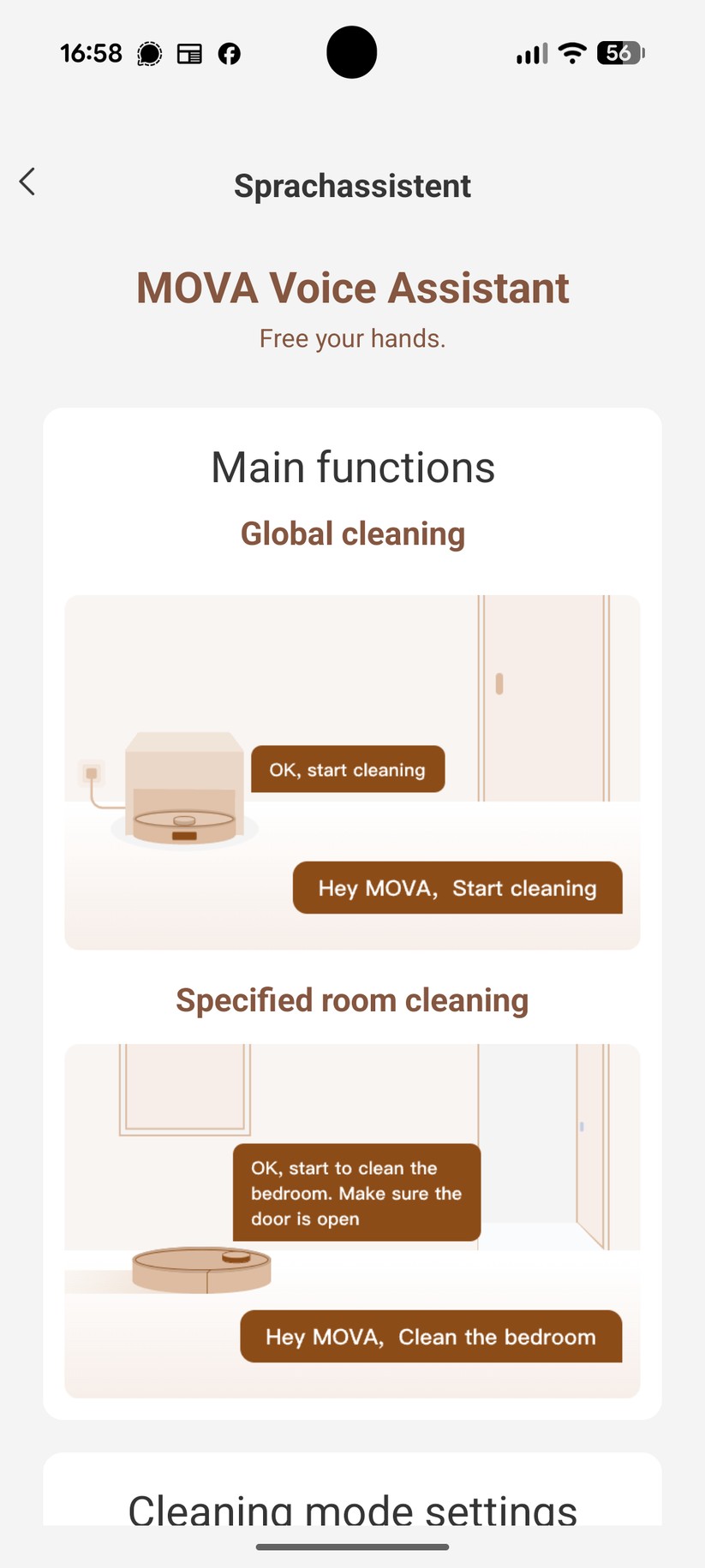 Mova Z70 Ultra Roller – App & Einrichtung
