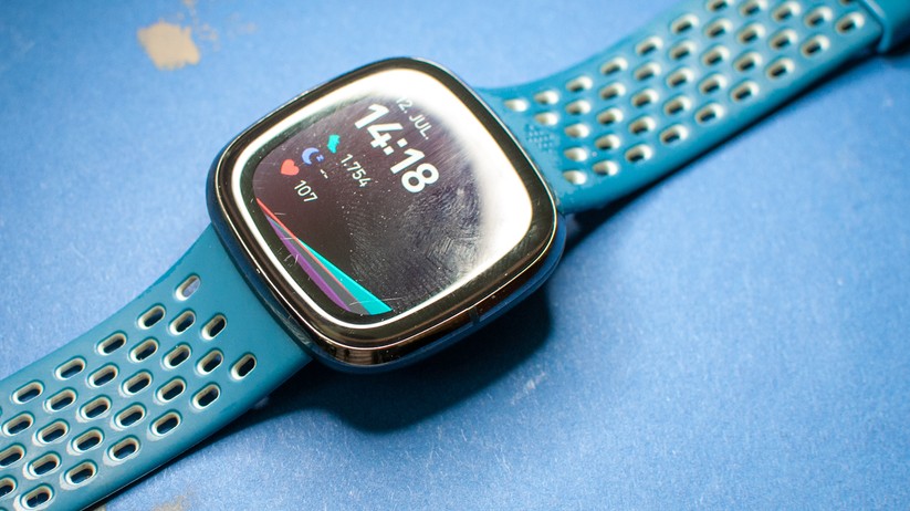 Nach dem zweiten Durchgang wurden die Kratzer deutlich kleiner. 