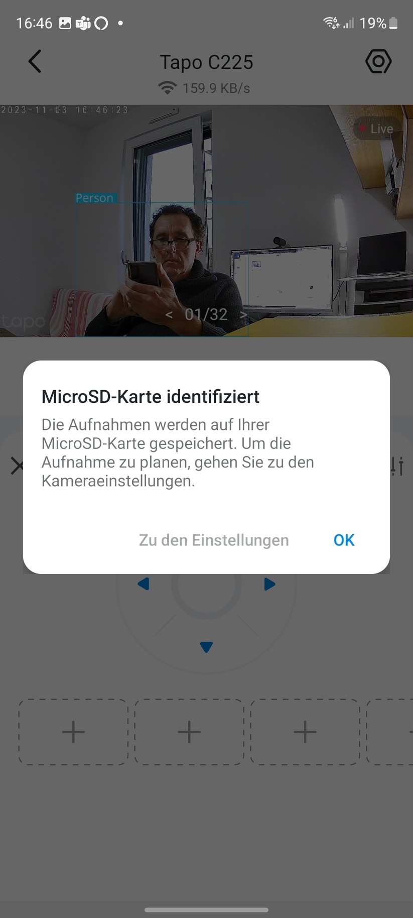 TP-Link Tapo C225: Einrichtung und Einstellungen