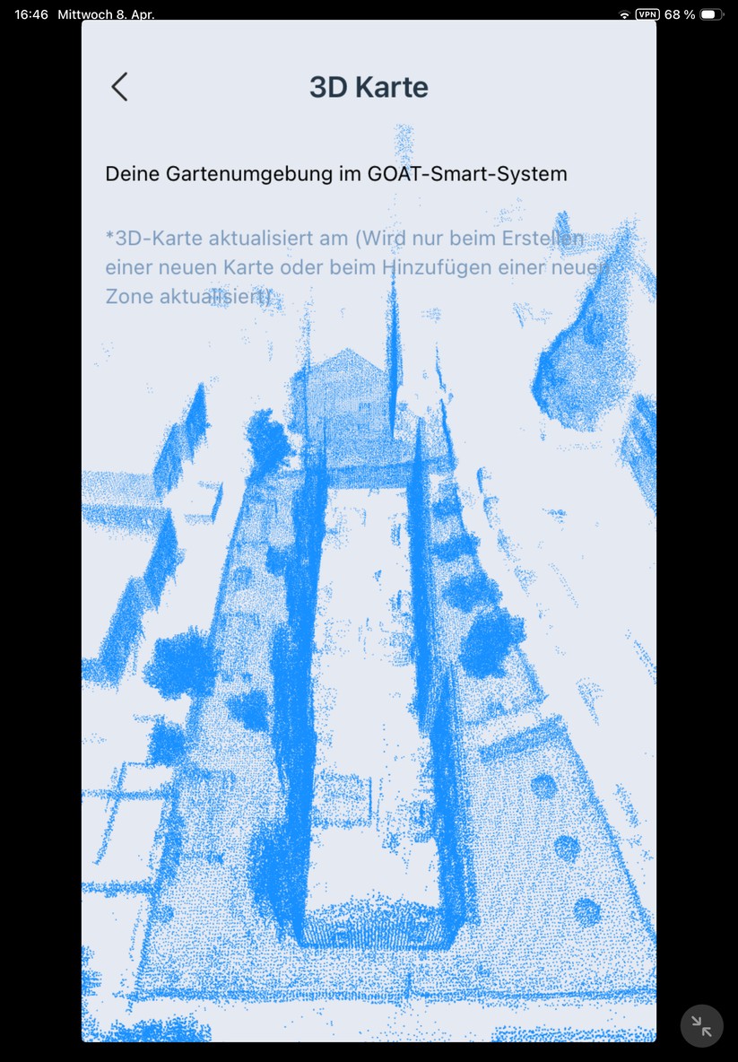 So sieht die LiDAR-Einheit die Umgebung.