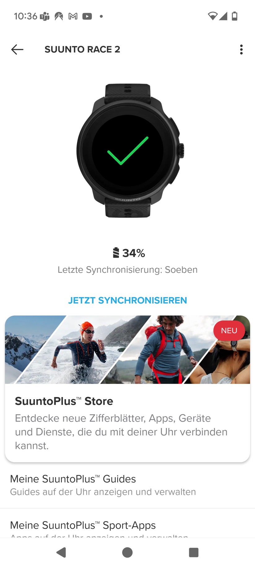 Suunto Race 2 - App 