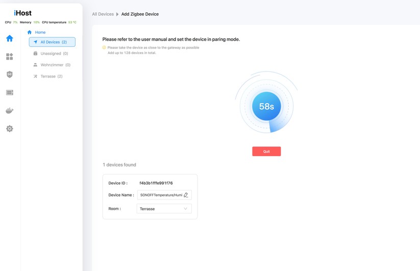 Smart-Home-Zentrale Sonoff iHost: Zigbee, Docker, Homebridge, Node-RED