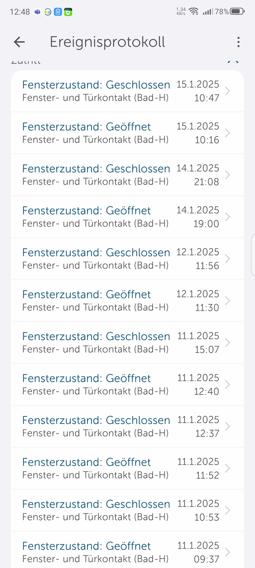  Einstellungen, Heizpläne, Automatisierung mit Fenstersensor