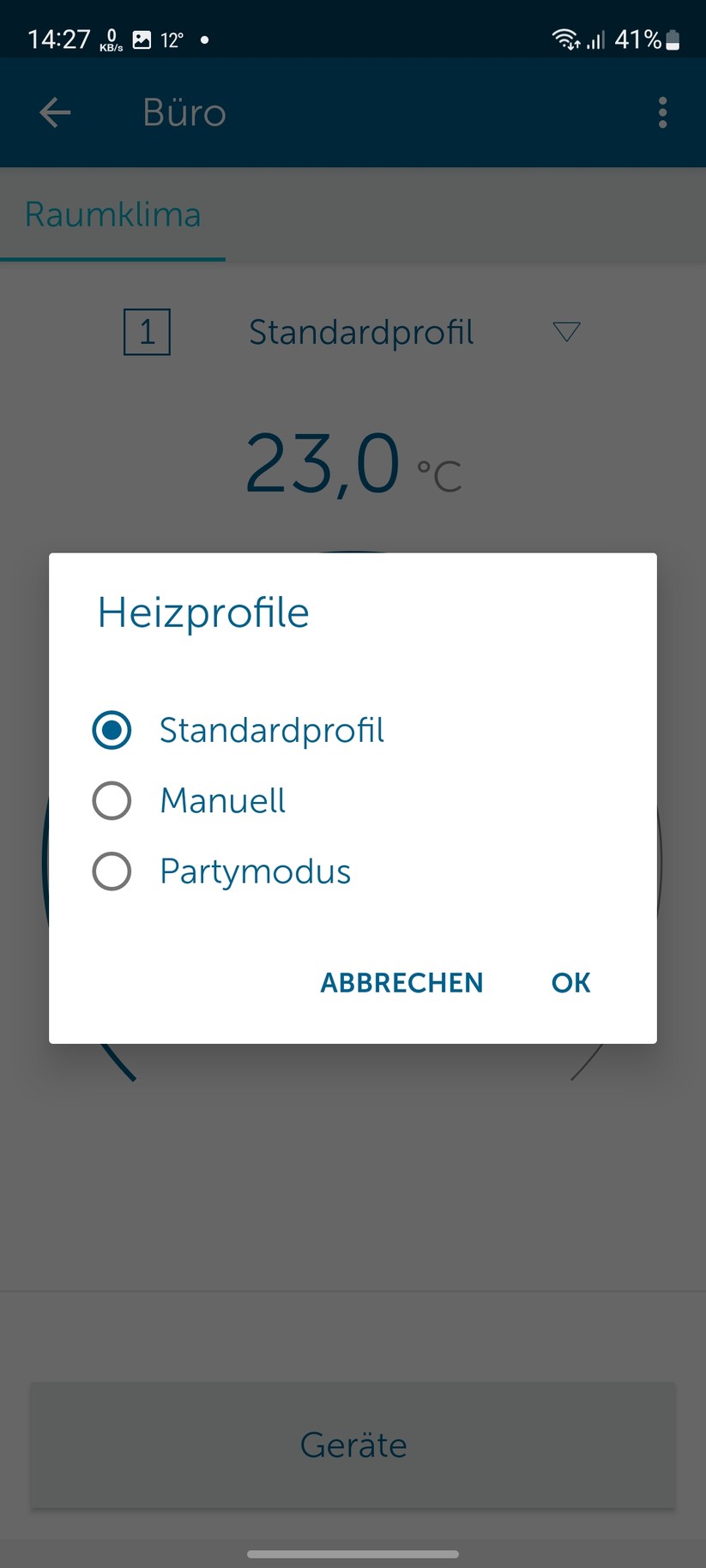  Inbetriebnahme mit App