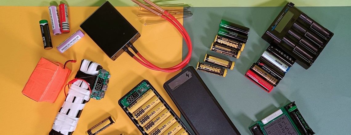 DIY-Powerbank mit 18650er Zellen