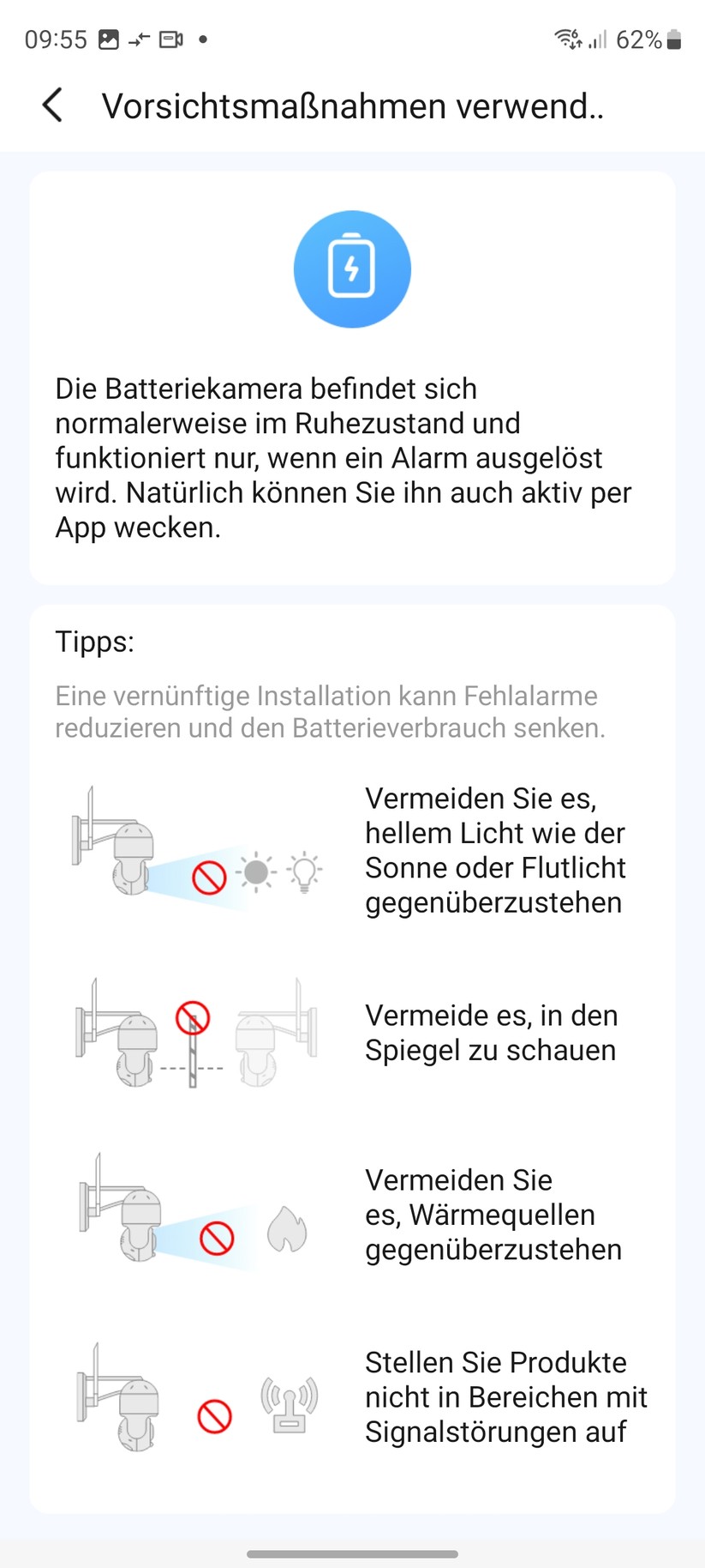 Foscam B4: Inbetriebnahme mit App