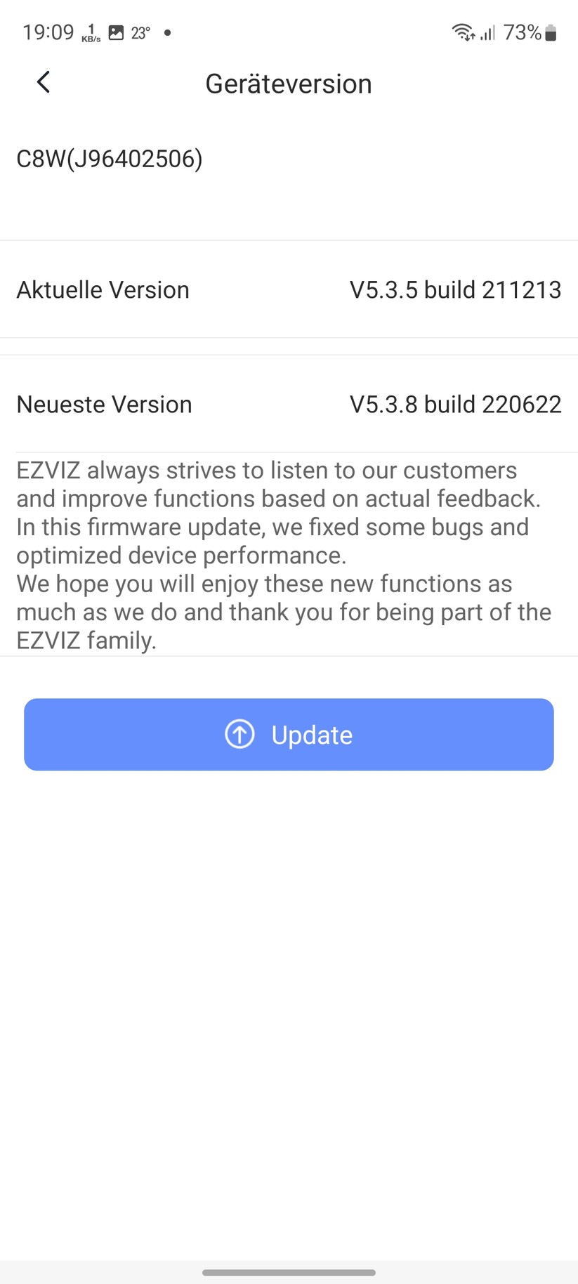 Ezviz C8W Pro 2K: Einrichtung