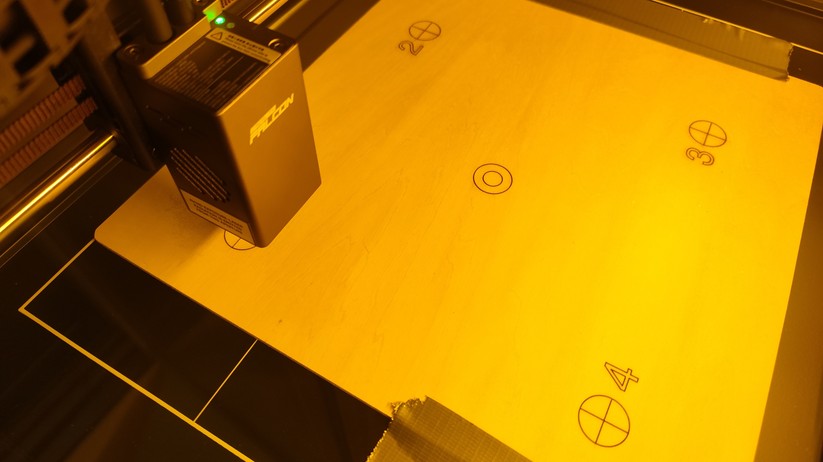 Hier die Kalibrierung der Kamera des Creality Falcon A1.