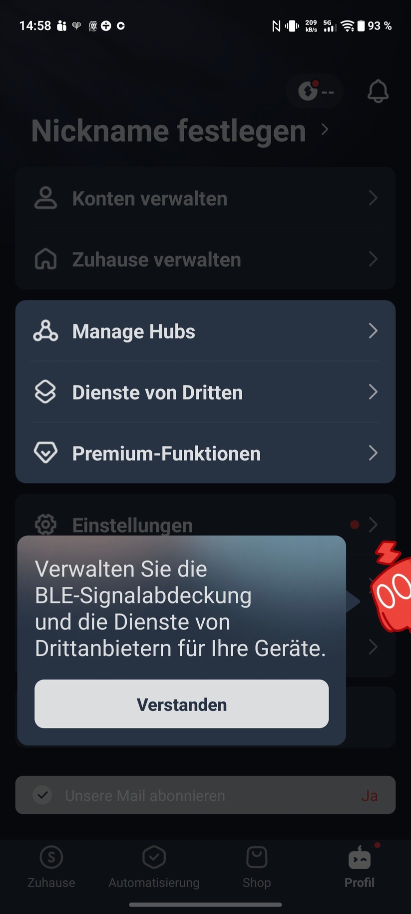 SwitchBot Standventilator mit Akku Screenshot