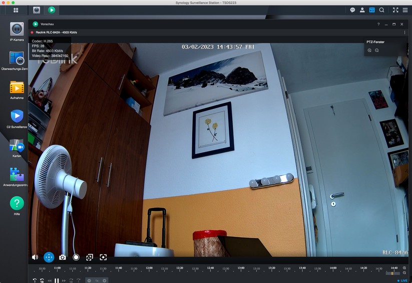 Synology Surveillance Station auf DS223