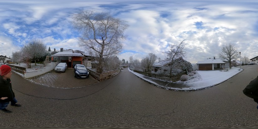 Die 360-Grad-Aufnahmen sehen beeindruckend aus.