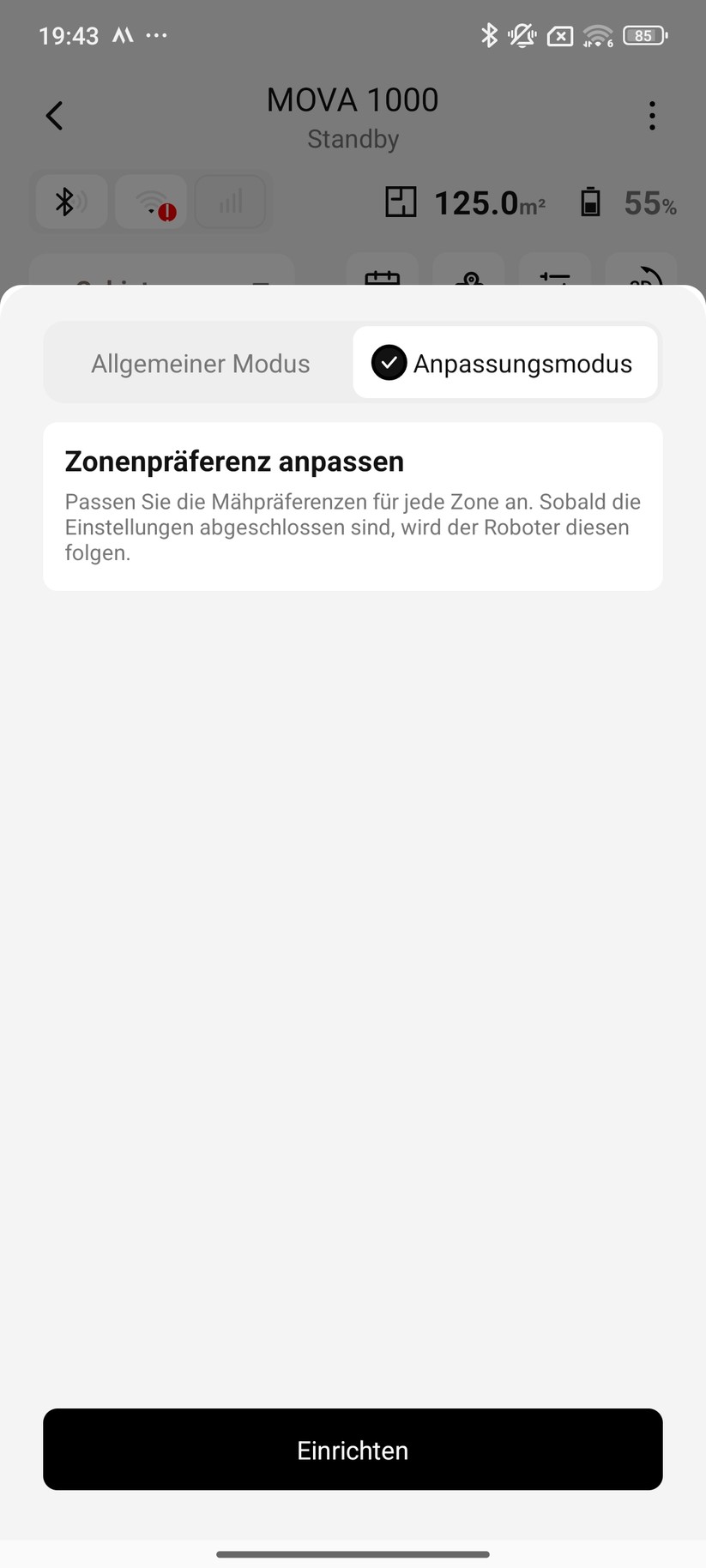 Mova 1000 – App