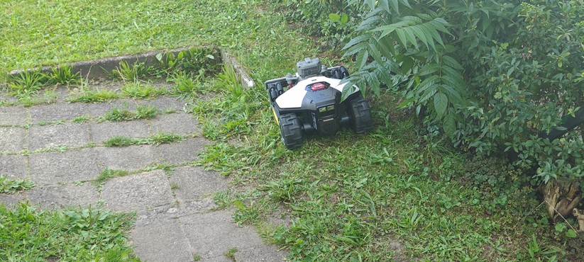 Mammotion Luba Mini AWD Lidar im Einsatz