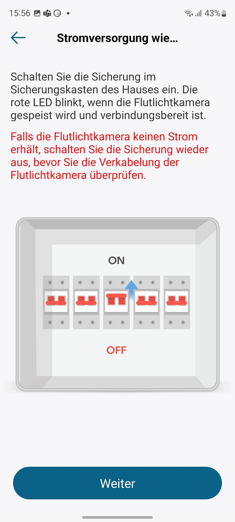 Eufy Floodlight Cam (2500 Lumen, Full-HD): Inbetriebnahme 14