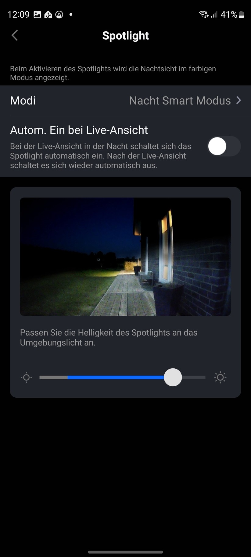 Reolink Argus Eco Ultra: Einstellungen App